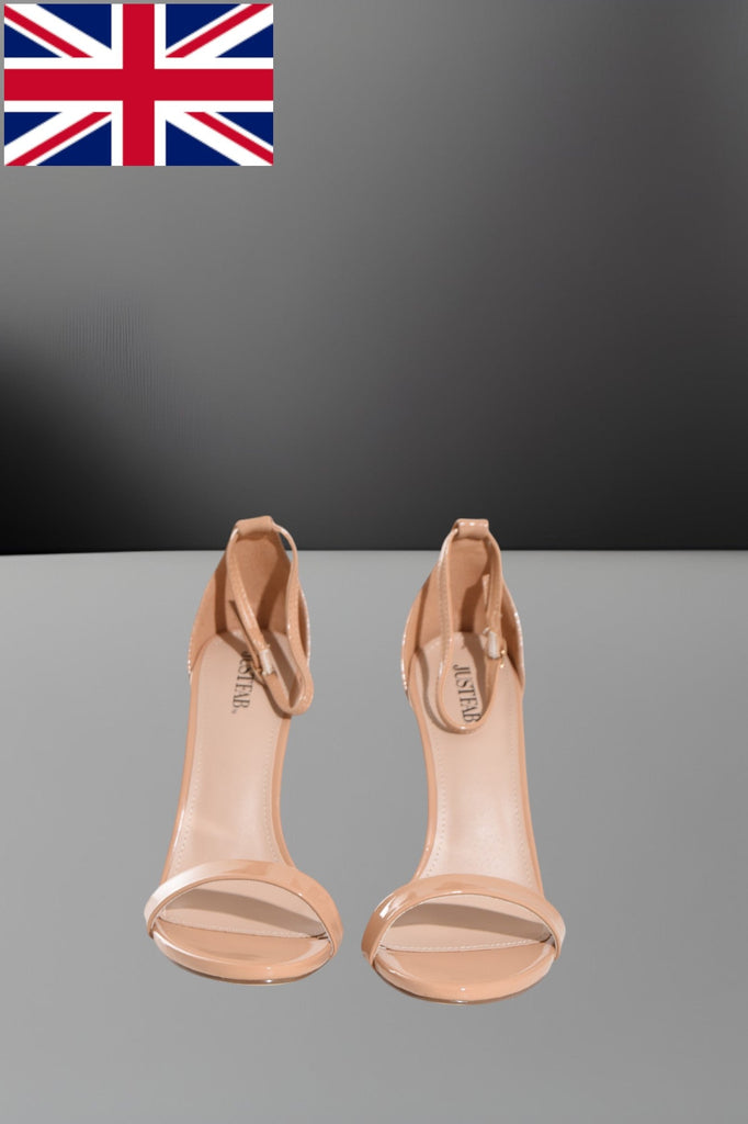 Rosey Nude Strap Heels - StylePhase SA