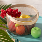 Round Nordic Mesh Storage Basket - 25 x 19 cm - Home Phase