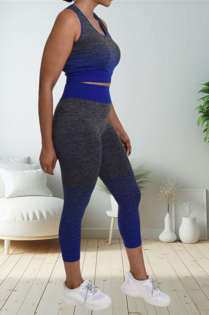 Royal 3/4 Activewear Set - StylePhase SA