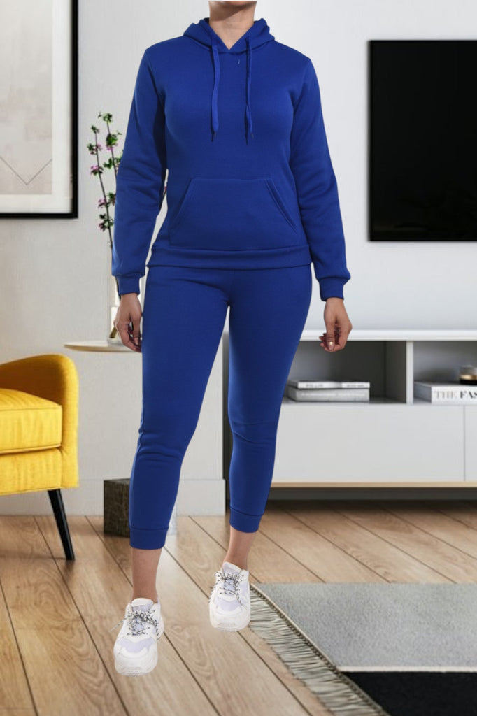 Royal Fleece Skinny Tracksuit Set - StylePhase SA
