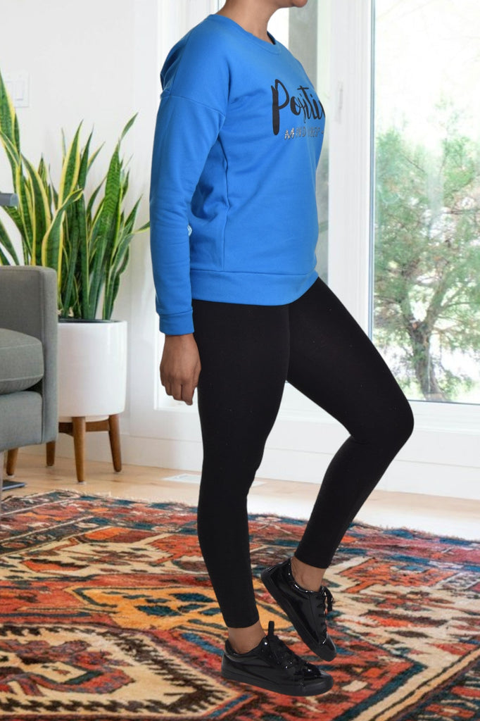 Royal Positive Vibes Sweater - StylePhase SA