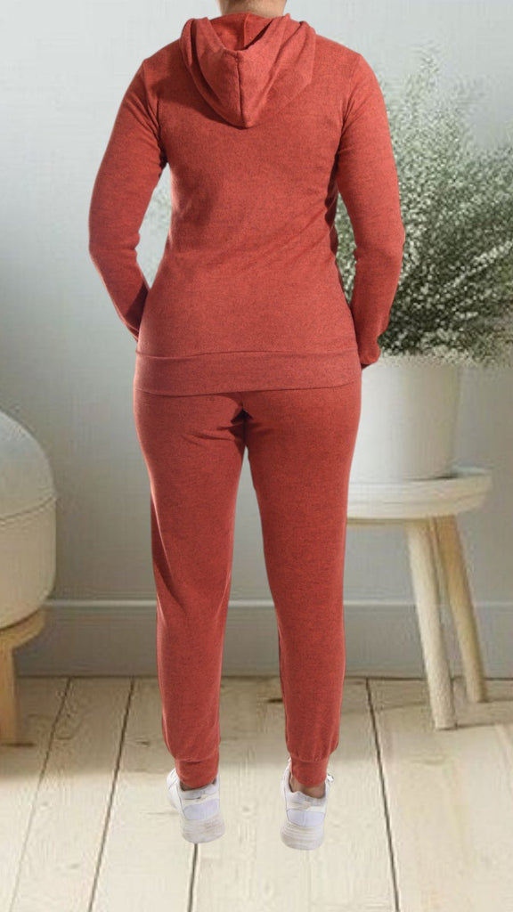 Rust Knit Tracksuit Set - StylePhase SA