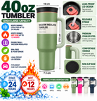 Sage green tumbler product features