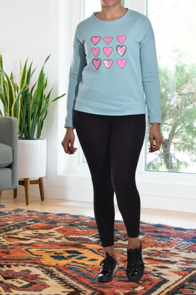 Sage Heart Sweater - StylePhase SA