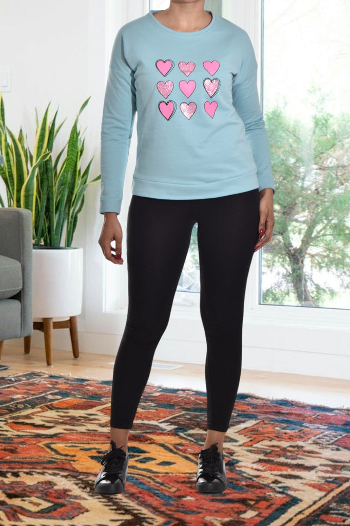 Sage Heart Sweater - StylePhase SA