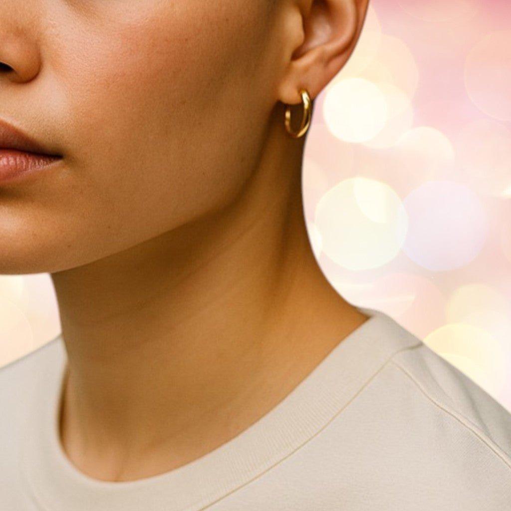 Small Gold Hoops Earrings - StylePhase SA