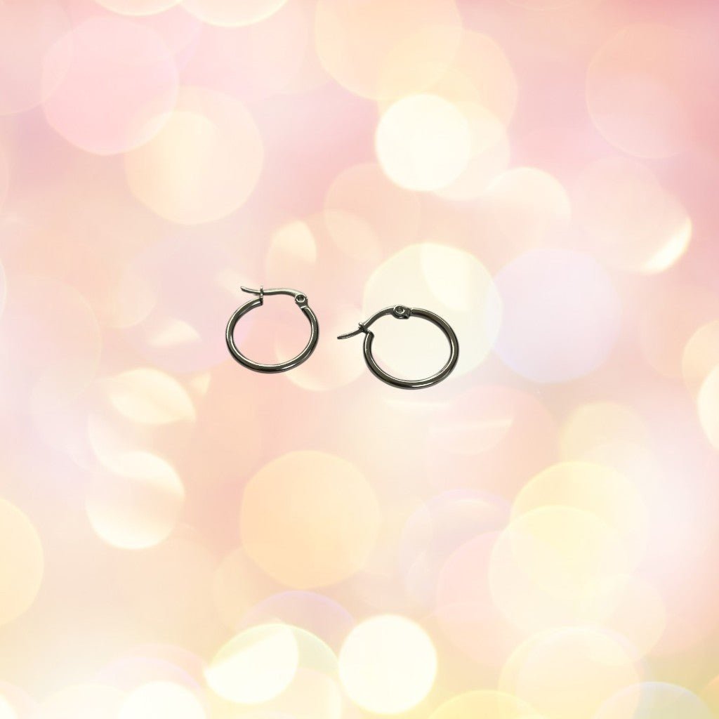 Small Silver Hoops Earrings - StylePhase SA