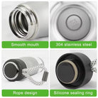 Smart Stainless Steel Vacuum Insulated Flask - 420 ml - Style Phase Home