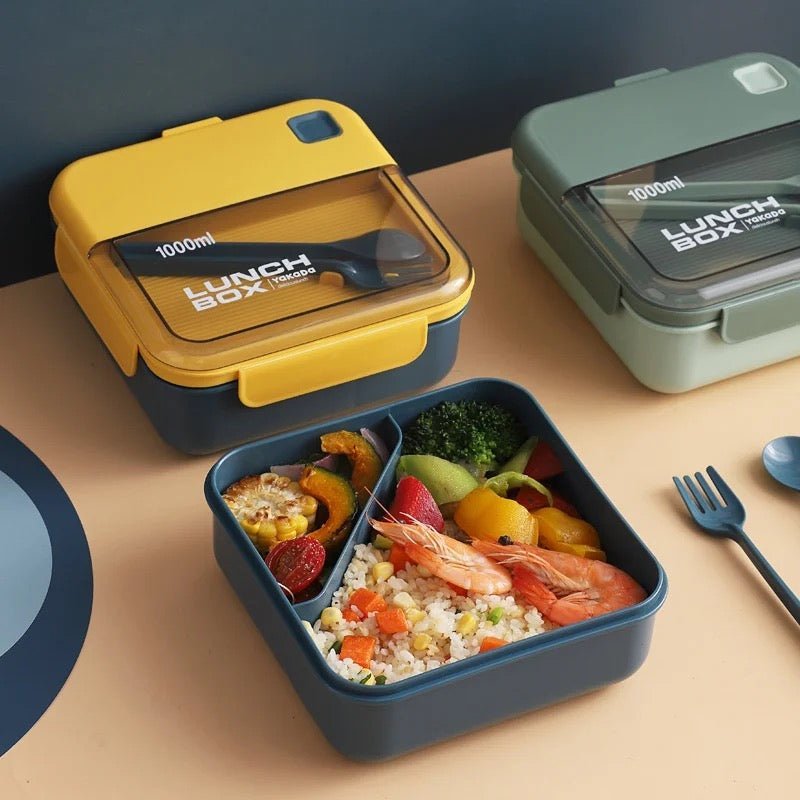 Square Bento Lunchbox - 1000ml - Style Phase Home