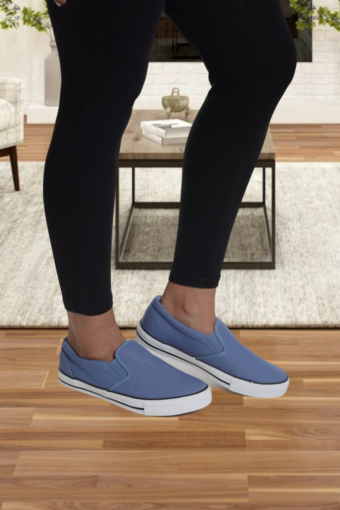 Steel Blue Slip On Sneaker - StylePhase SA