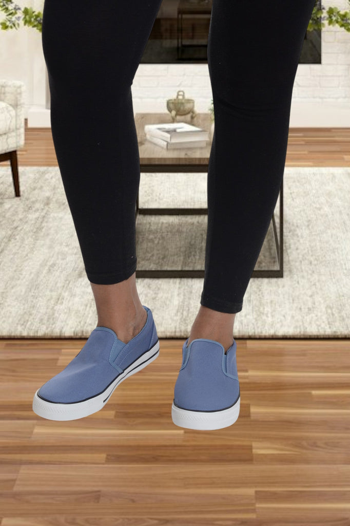 Steel Blue Slip On Sneaker - StylePhase SA