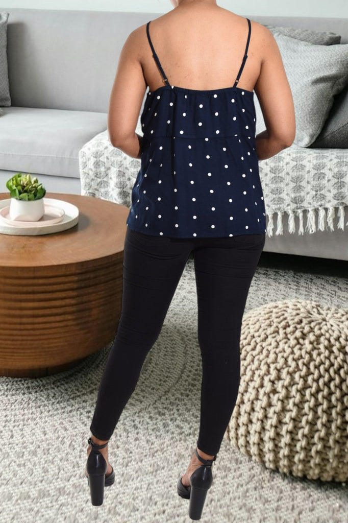 Strappy Polka Dot Top - StylePhase SA