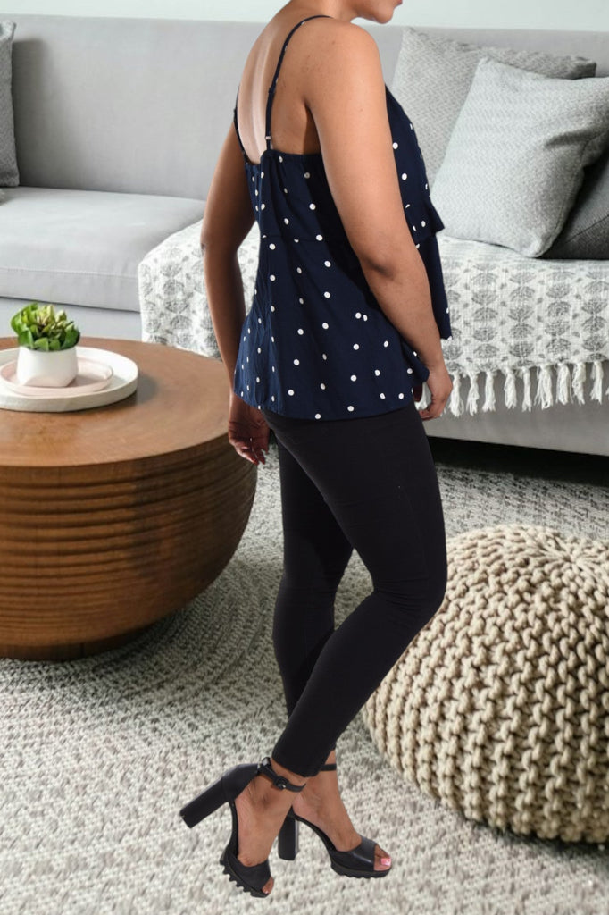 Strappy Polka Dot Top - StylePhase SA