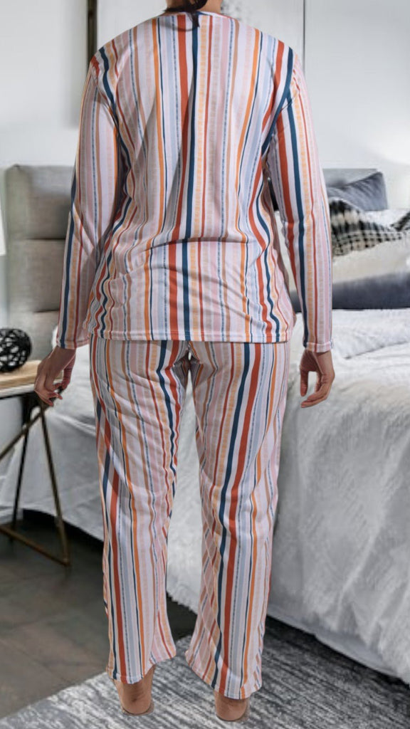 Striped Long Pocket Pj Set - StylePhase SA