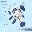 Supersized High Power Electric Automatic Bubble Gun Toy - StylePhase SA