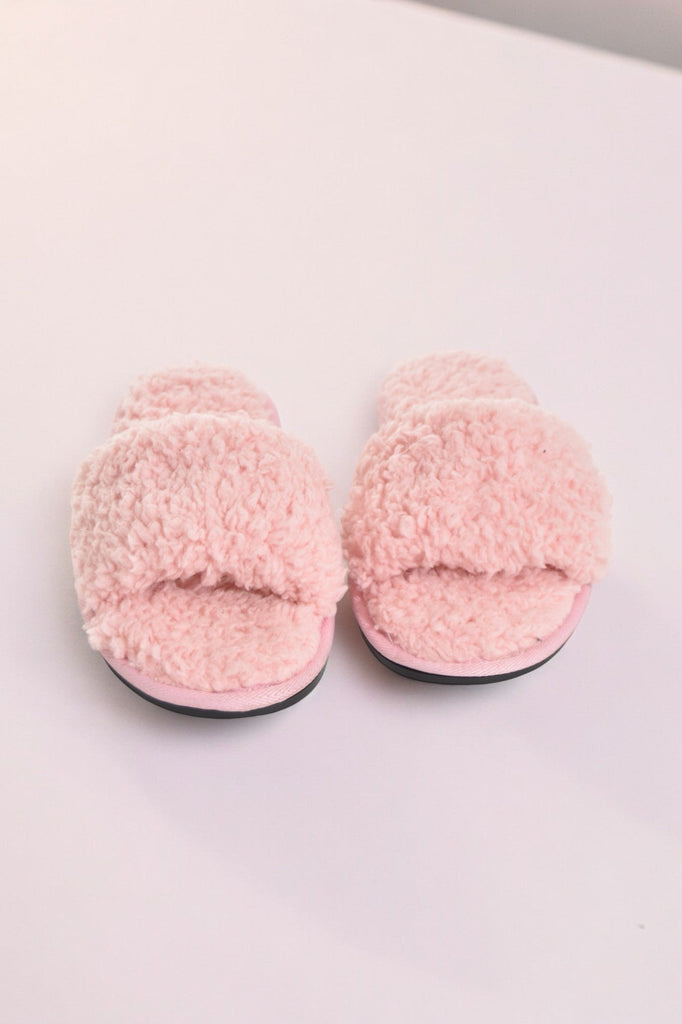 Sweet Pink Open Toe Bedroom Slippers - StylePhase SA