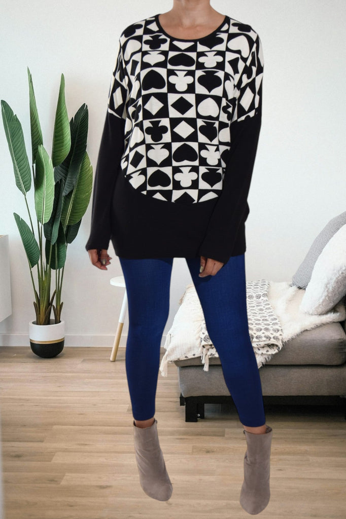 Symbols Crew Neck Sweater - StylePhase SA