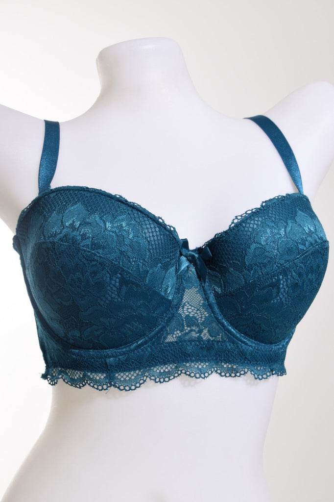 Teal Pattern Bra - StylePhase SA