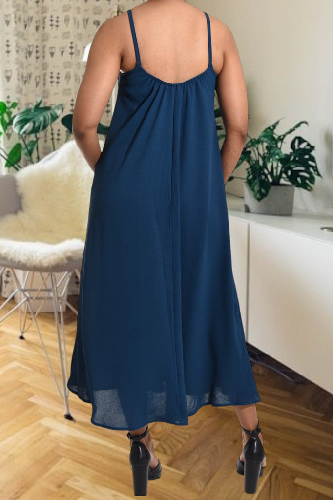 Teal Strappy Maxi Dress - StylePhase SA