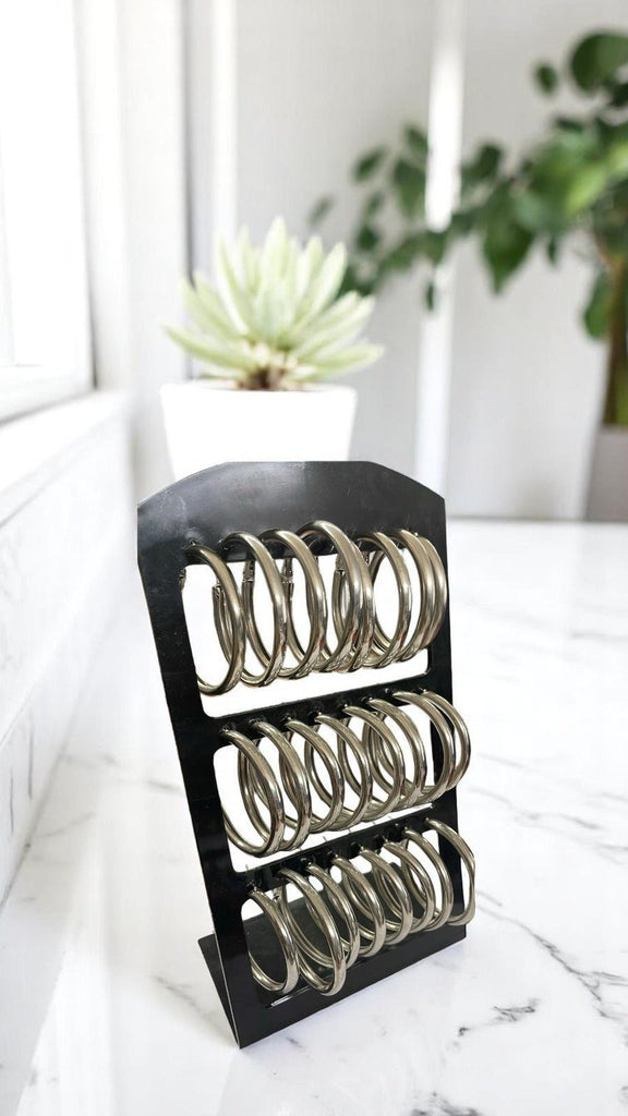 Thick Light Weight Hoop Earrings - StylePhase SA