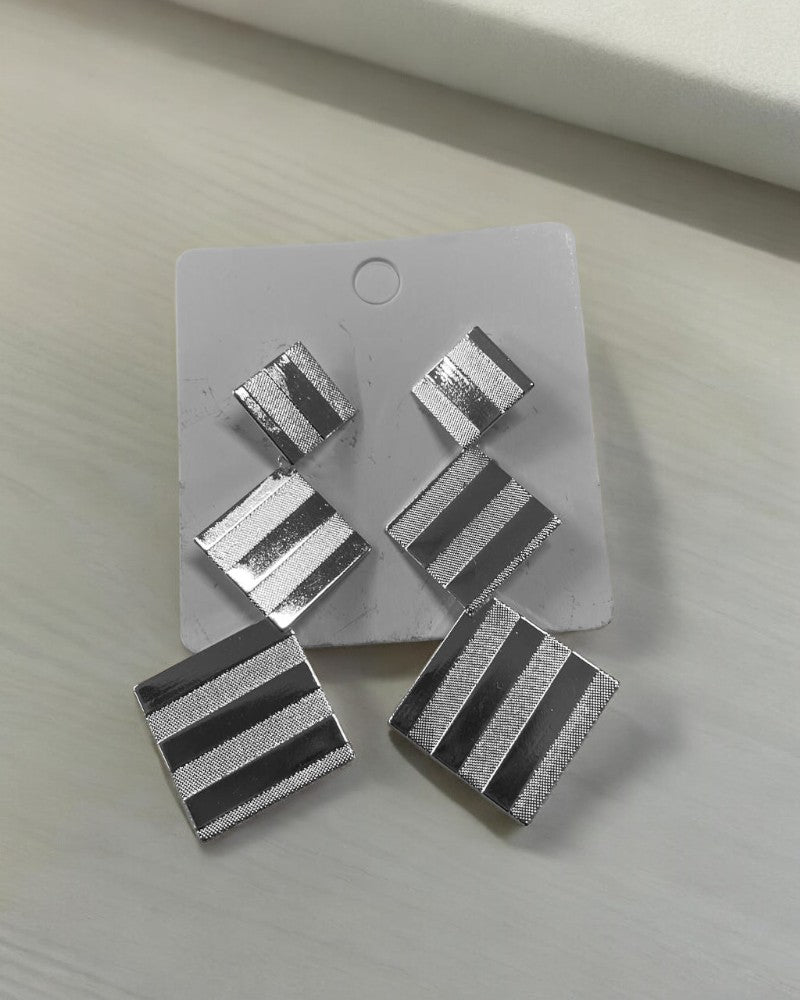 Triple Square Earrings - StylePhase SA