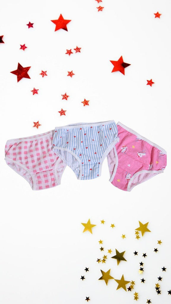 Unicorn Print 3 Pack Girls Panty - StylePhase SA