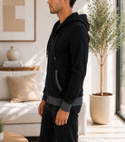 Unisex Black Waffle Jacket - StylePhase SA