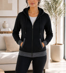 Unisex Black Waffle Jacket - StylePhase SA