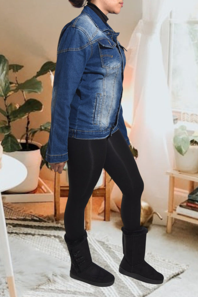 Unisex Dark Denim Jacket - StylePhase SA
