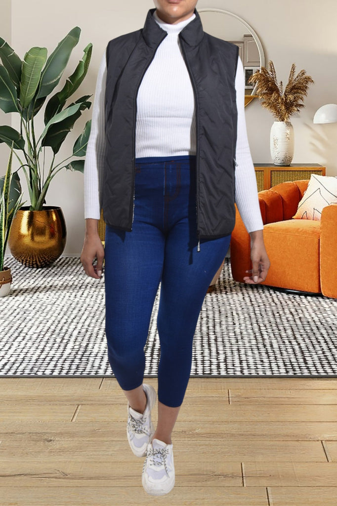 Unisex Dark Grey Body Warmer - StylePhase SA