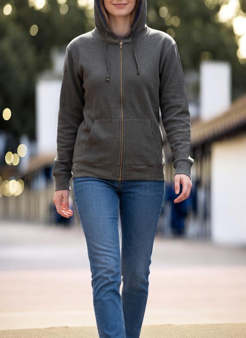Unisex Dark Grey Zip Jersey - StylePhase SA