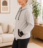 Unisex Grey And Black Waffle Jacket - StylePhase SA