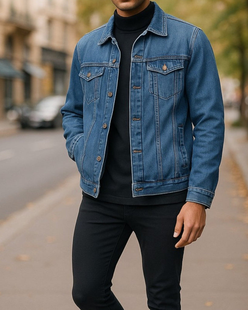 Unisex Light Denim Jacket - StylePhase SA