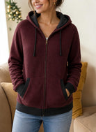 Unisex Maroon And Black Waffle Jersey - StylePhase SA