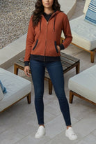 Unisex Rust And Black Waffle Jersey - StylePhase SA