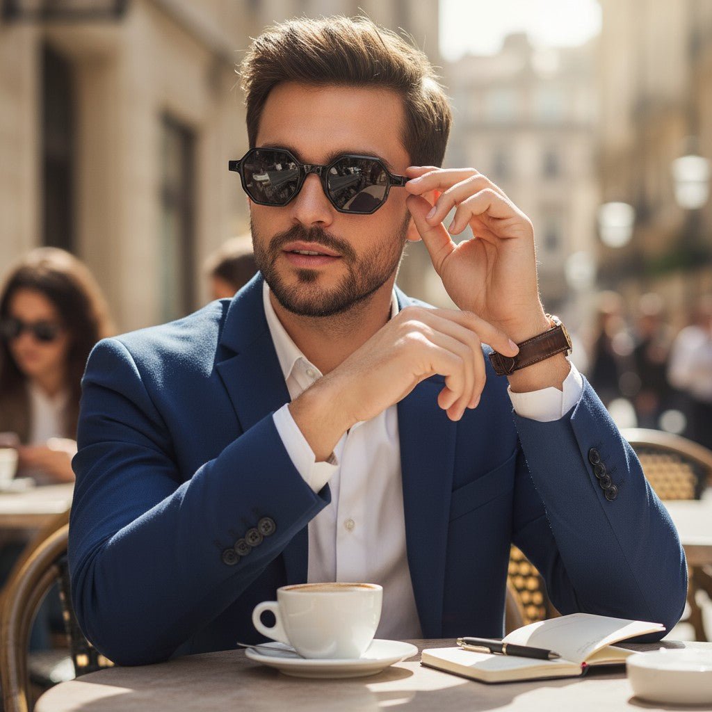 Unisex UV400 Sunglasses - Hexagon - StylePhase SA