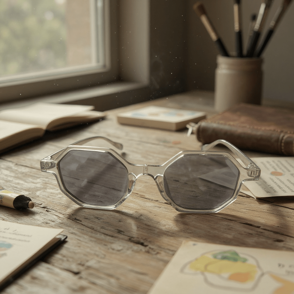 Unisex UV400 Sunglasses - Hexagon - StylePhase SA