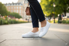 White Canvas Lace Sneaker - StylePhase SA
