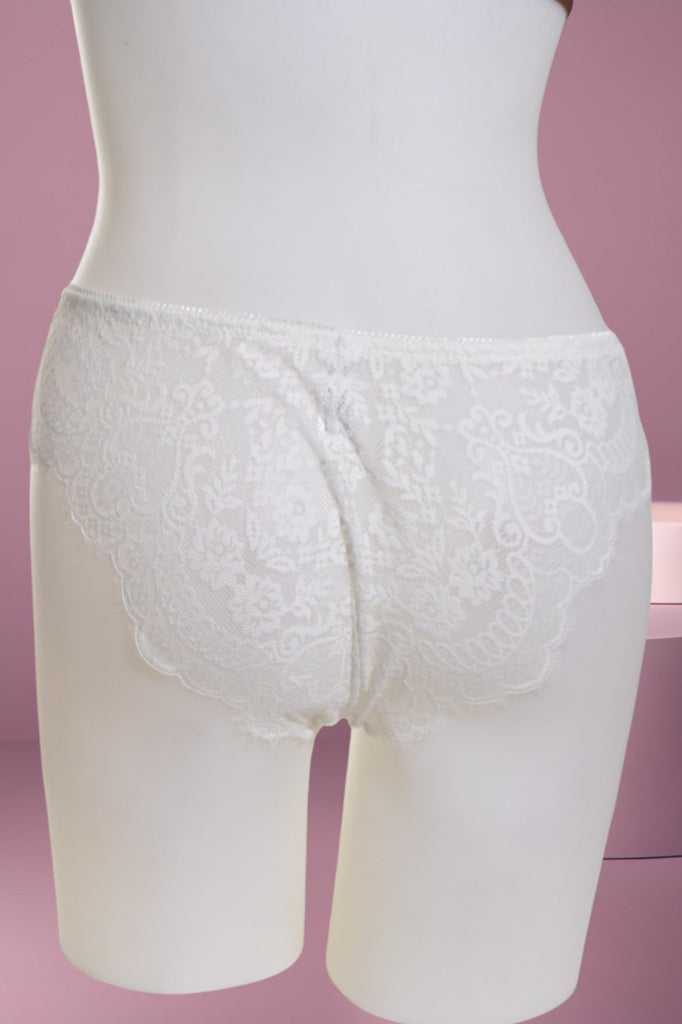 White Lace Back Panty - StylePhase SA