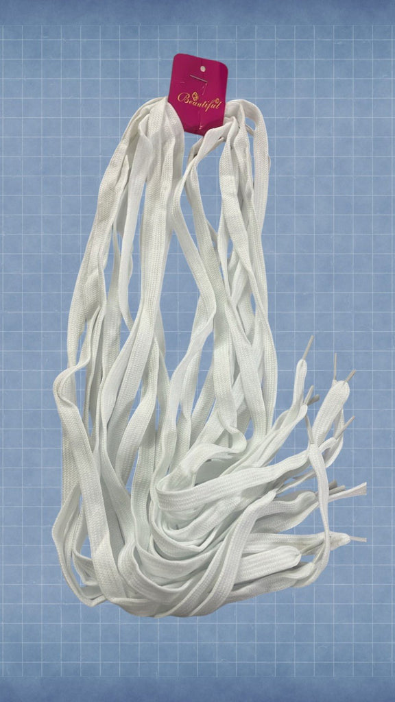 White Shoe Laces - StylePhase SA