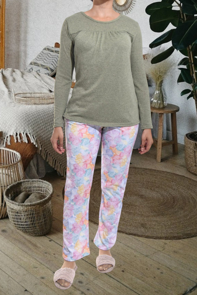 Yellow Floral Pj Set - StylePhase SA