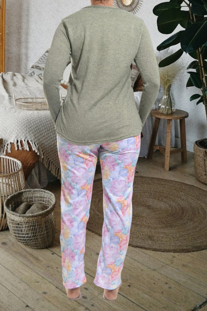 Yellow Floral Pj Set - StylePhase SA