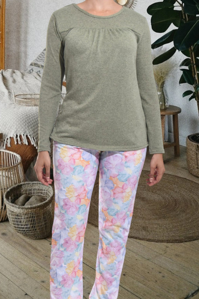 Yellow Floral Pj Set - StylePhase SA