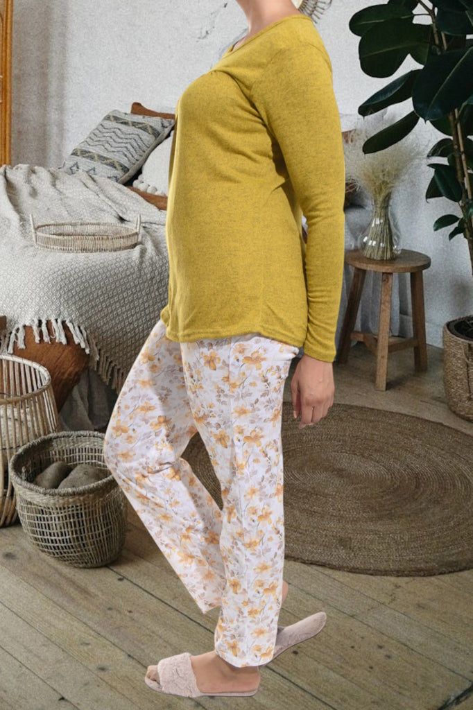 Yellow Printed Pj Set - StylePhase SA