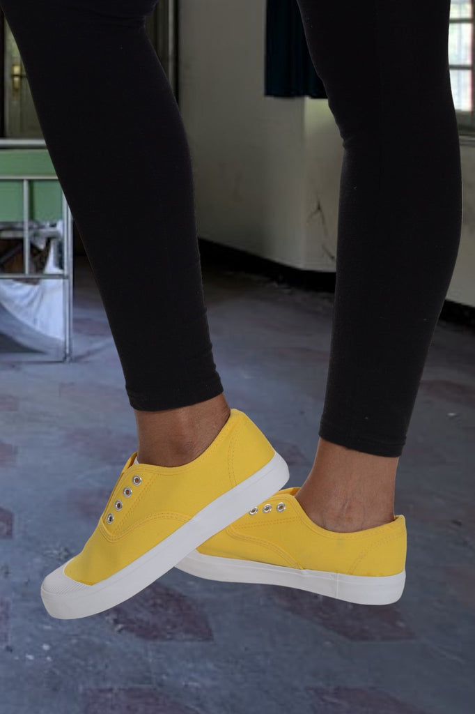 Yellow Slip On Sneaker - StylePhase SA