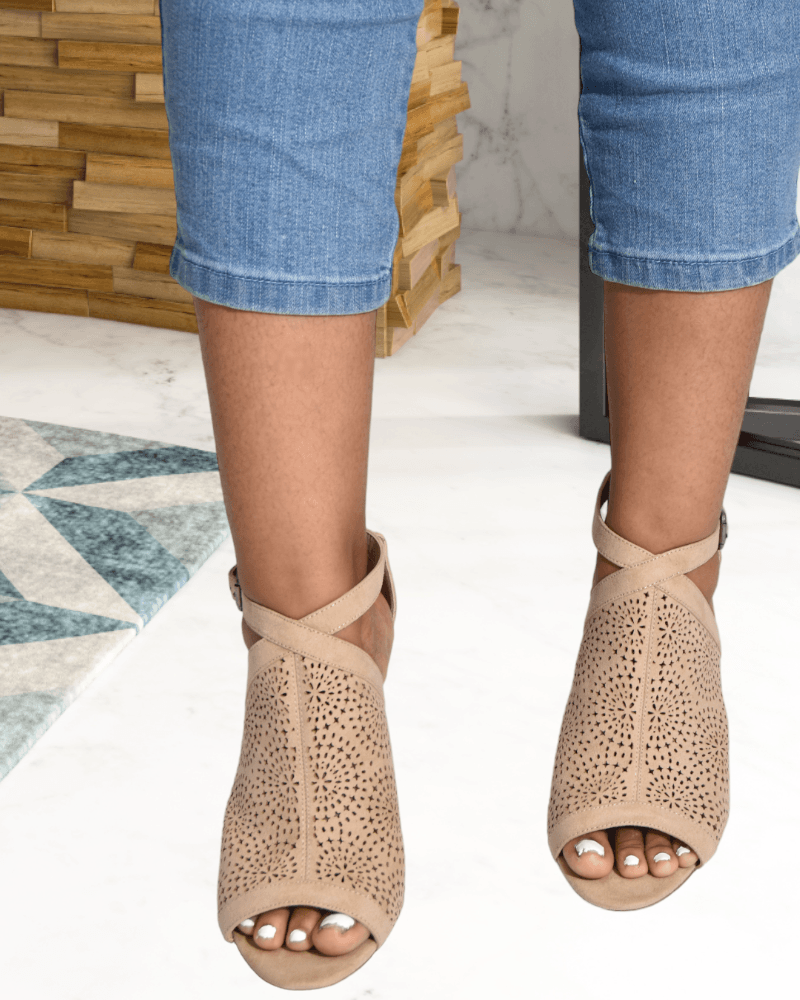 Amena Natural Block Heel - StylePhase SA