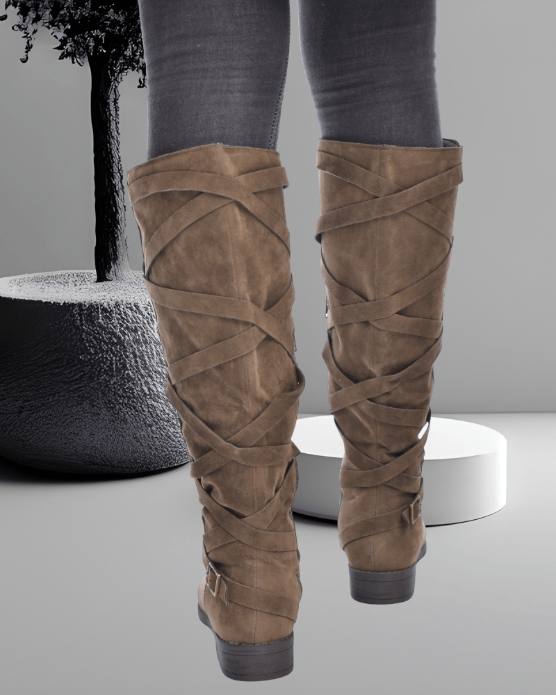 Aureen Olive Boots - StylePhase SA