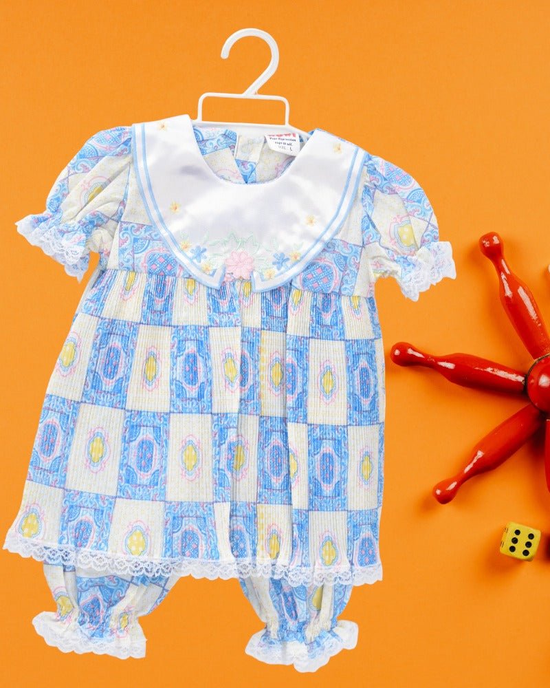 Babies Blue And Yellow Printed 2 Piece Set - StylePhase SA