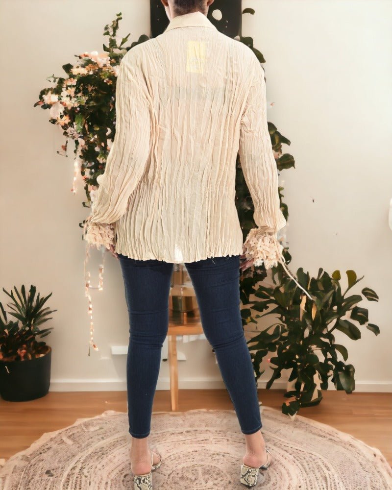 Beige Fit And Flare Top - StylePhase SA