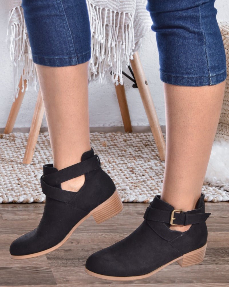 Black Low Rider Booties - StylePhase SA